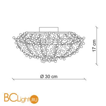 Потолочный светильник Patrizia Garganti Nana PG405 - Схема